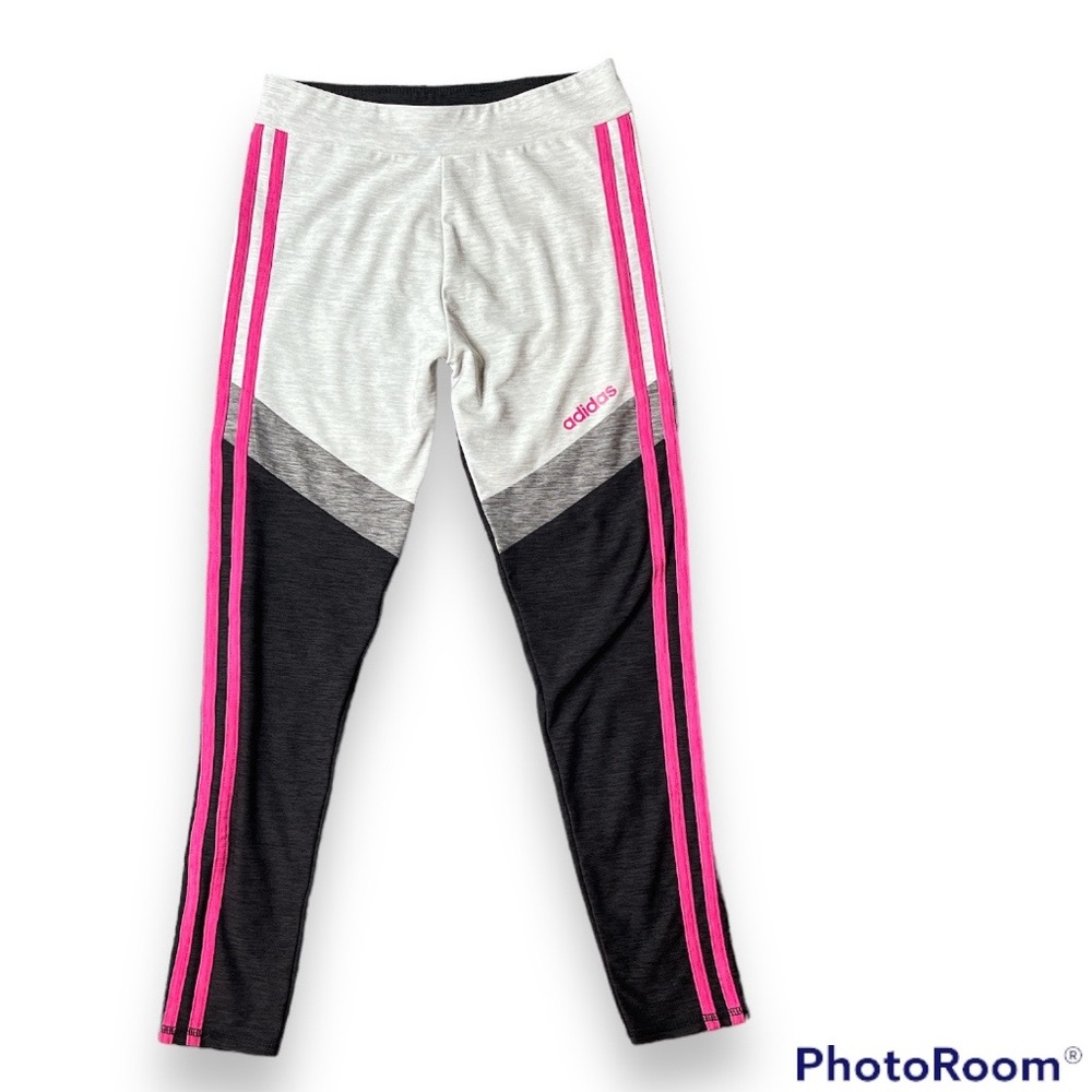 Adidas Multicolor Leggings Girls Sz M NWOT
